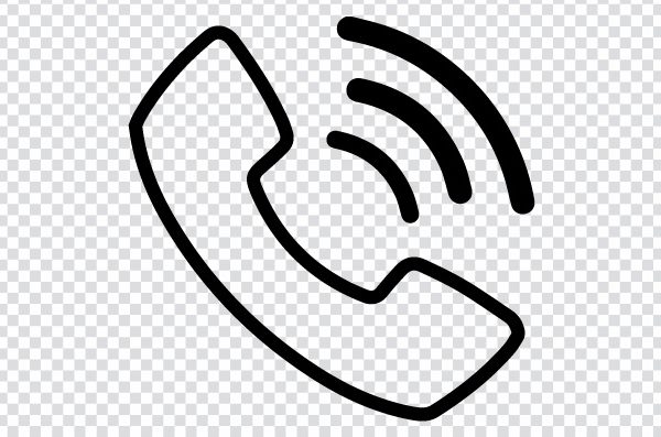Black and White Phone Icon, Black Phone Icon, Phone Call Symbol, Phone Call Icon