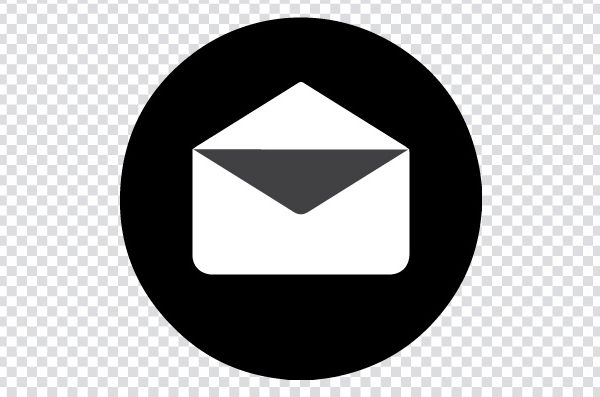 Email Icon with Envelope, Email Symbol, Email Icon for Messaging