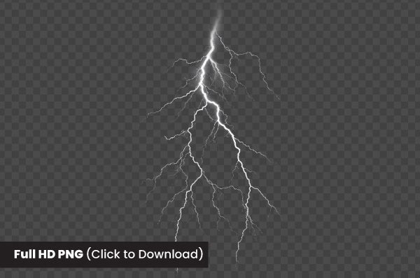 Lightning transparent PNG