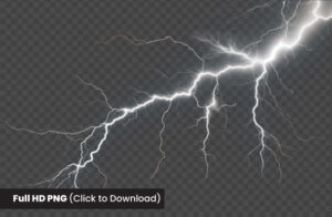 White Storm lightning PNG