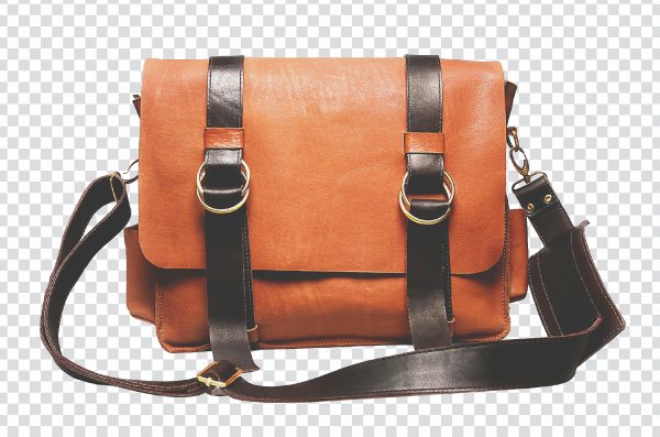 Leather bag png