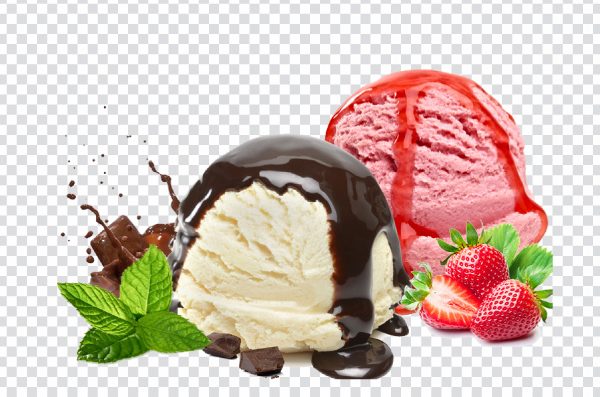 Chocolate and strawberry ice cream Food Scoops Sundae, ice cream, cream, kitchen, frozen Dessert png