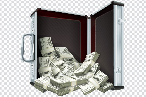 Dollar, briefcase, currency usd, cash, money png