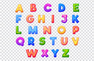 English alphabet Letter cartoon, Color cartoon alphabet, cartoon Character, color Splash, english png