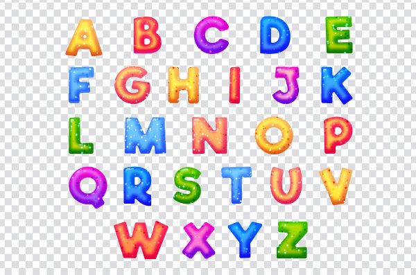 English alphabet Letter cartoon, Color cartoon alphabet, cartoon Character, color Splash, english png