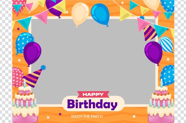 Birthday Frames PNG