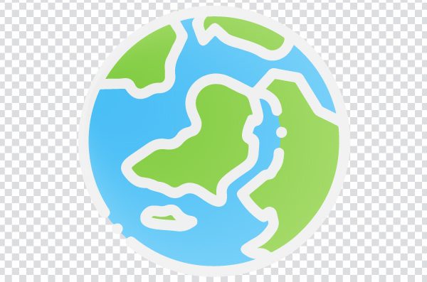Planet earth icon