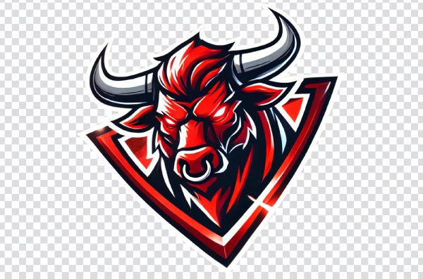 Red bull logo, Gaming logo inspiration, Modern gaming logo, Mascot
