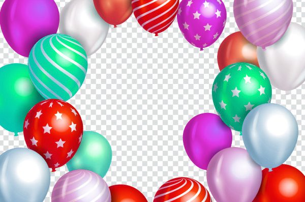 assorted-color party balloons, Happy Birthday to You Balloon, Ballons, wish, anniversary, party png