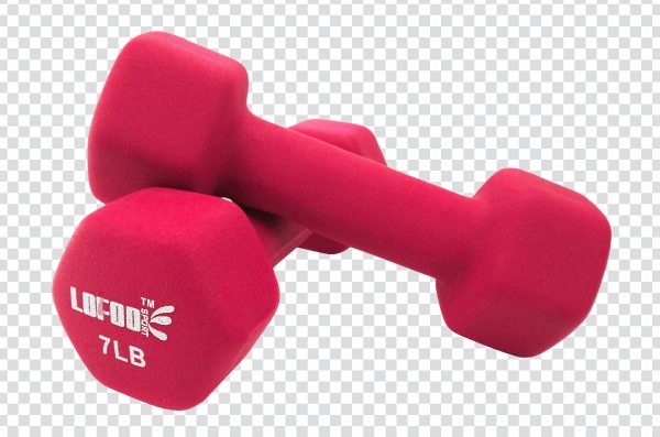 two red fixed-weight dumbbells art, Dumbbell Physical exercise Weight training, Yoga Dumbbells, physical Fitness, fitness, sports Equipment png