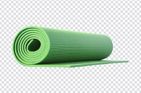 yoga mat, green Yoga mat Physical fitness Physical exercise, Yoga Mat, purple, fitness, violet png