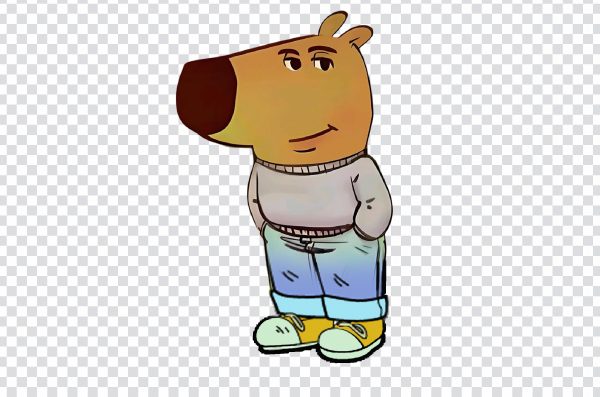 Chill Guy meme, Cool dog meme, Relaxed dog character, Funny cool dog, Trendy meme png
