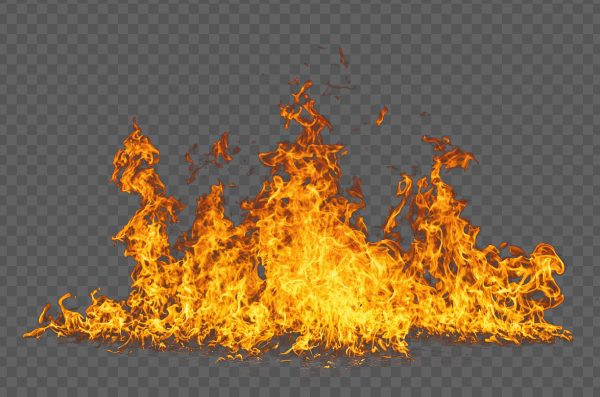 Flame Fire Explosion, Burning fire decorative material, red flame png