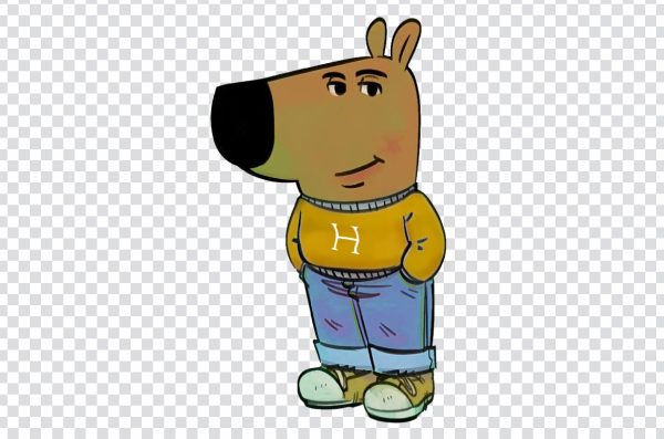 Funny dog character, Smooth doggo meme, Chill attitude dog, Chill Guy meme, Cool dog meme png
