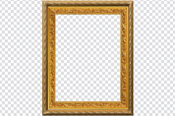 Golden frame PNG, golden border, gold embossed frame, border, frame png