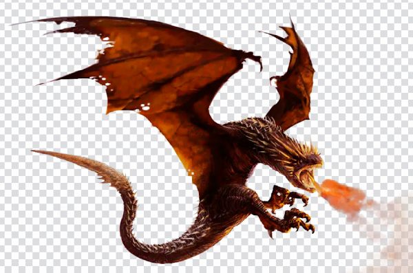 Mythical Red Dragon PNG, Western Dragon, Legendary Creature, Fantasy Art, Fire-Breathing Dragon png
