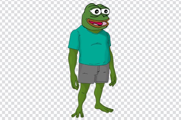 Pepe The Frog Full Body, Funny Frog Meme, Green Cartoon Frog PNG, Dank Meme Frog PNG
