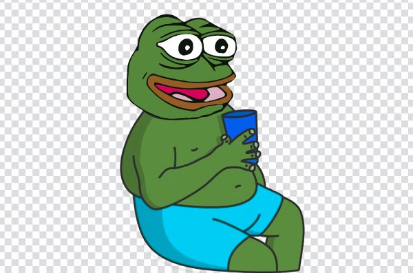 Pepe the Frog Boy's club Feeling Meme, jerky, Green Cartoon Frog, vertebrate, Funny Frog Meme PNG