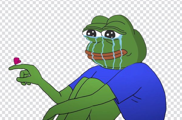 Pepe the Frog meme png, Meme 4chan Television, meme, Sad Frog Meme PNG, vertebrate, fictional Character png