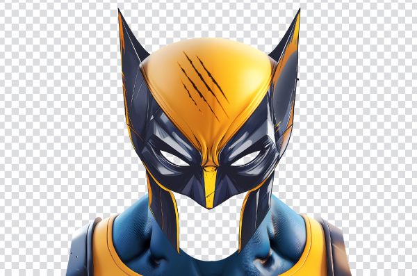 Superhero X-Men Wolverine Mask png , Mask, Marvel super hero, template png