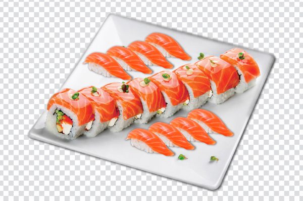 Sushi Japanese cuisine PNG, Smoked salmon, Sushi roll, Traditional Japanese food PNG