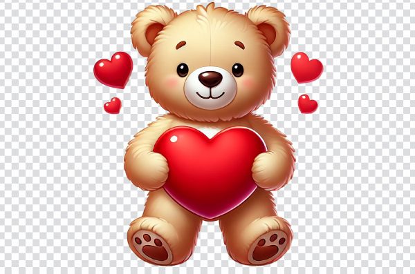 Teddy bear with love, Valentine's Day Gift, Greeting & Note Cards, bear, love, flower Arranging, animals png
