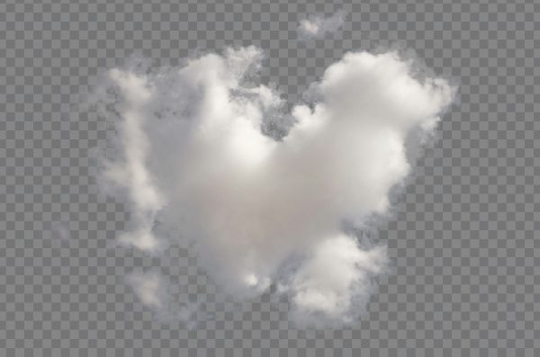 Aesthetic cloud PNG, White cloud, Realistic cloud PNG