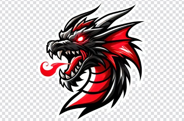 Dragon Logo PNG, Transparent Logo, Logo Design Inspiration, Modern Logo Design Trends, Gaming Logo Inspiration png