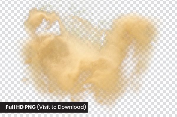 Cloud of dust PNG, Dust transparent background