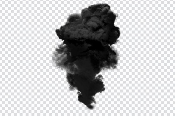 Explosion smoke PNG, black smoke, black smoke art, cloud, explosion png