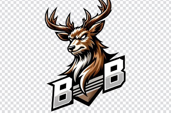 Fierce deer mascot logo png for an esports team, Creative Logo Ideas, Modern Logo Design Trends