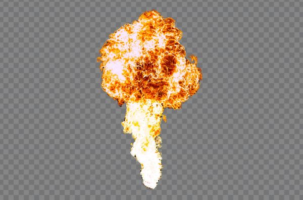 Fire Explosion PNG, Heat Blast, Explosive Burst, Mushroom Cloud Explosion, Shockwave Effect PNG