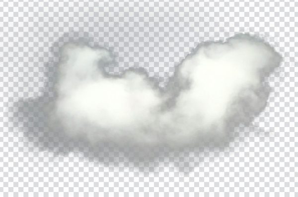 Floating Cloud PNG, Smoke Cloud, Pastel Cloud PNG