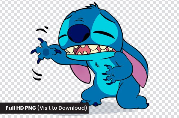 Hungry Stitch PNG, Pelekai Sticker Paper, sticker, fictional Character, cartoon png