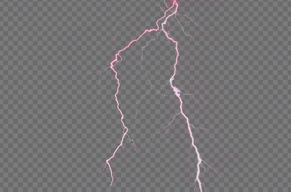 Lightning thunder, lightning strike, lightning bolt illustration png