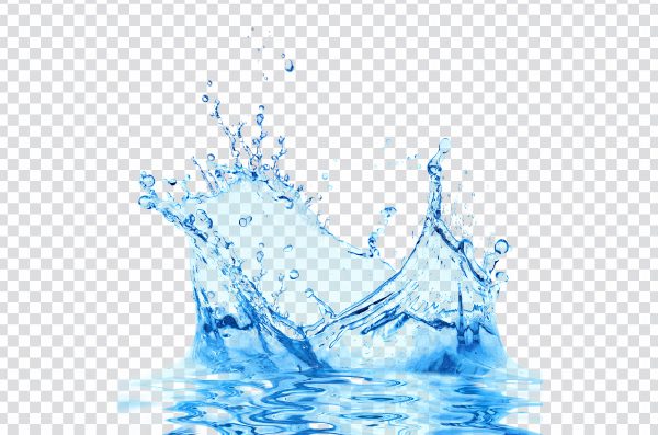 Realistic water drop, Blue water drop, Water drop splash png