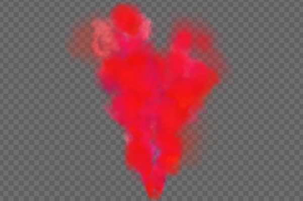 Red Smoke PNG | Smoke Overlay | Flare Gun Effect PNG