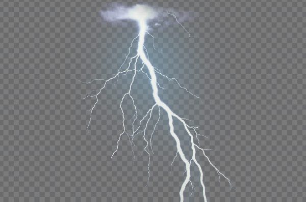Vivid lightning thunder, lightning, sky, realistic thunder png