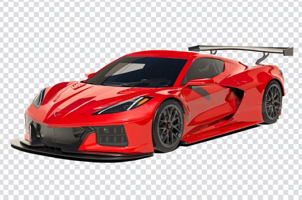 2026 Chevrolet Corvette Zora Hypercar PNG – AWD Hybrid Supercar, Twin-Turbo V8, Mid-Engine Design, Transparent Background