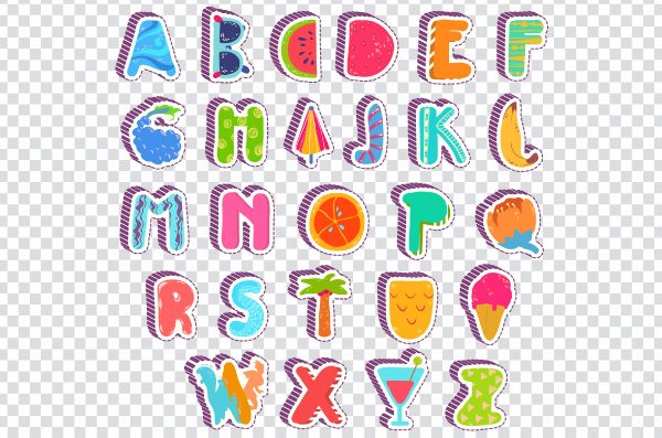 Colorful Cartoon ABC Letters for Kids – Free Downloadable