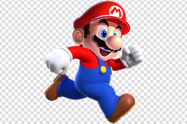 Mario Running PNG Transparent – Free Download of Mario in Action Pose