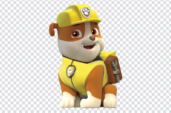 Paw Patrol Rubble PNG Download – Cute, Transparent Images for Kids Crafts & Projects