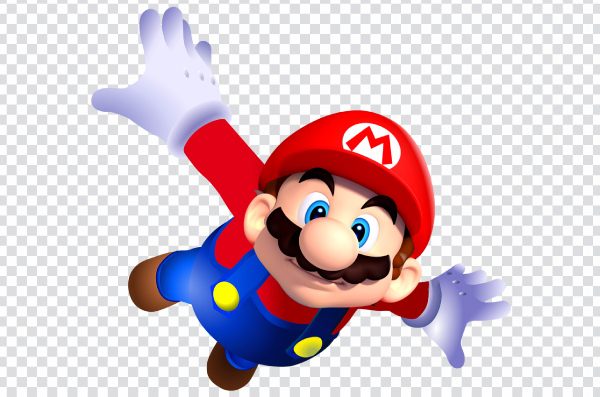 Super Mario Flying PNG Transparent – Free Download of Mario in Flight Pose