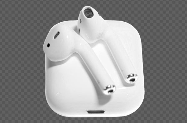 AirPods Top View PNG – Transparent High-Quality Image