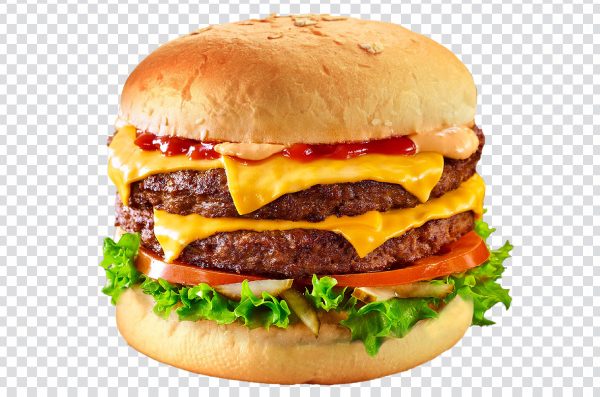 Double Cheeseburger PNG | Free Transparent Clipart