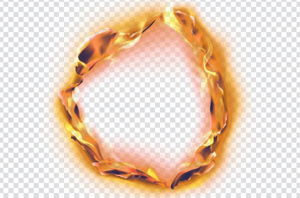 Realistic burnt paper texture PNG