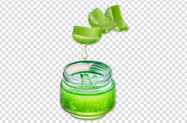 Aloe Vera Drop PNG for Skincare Ads