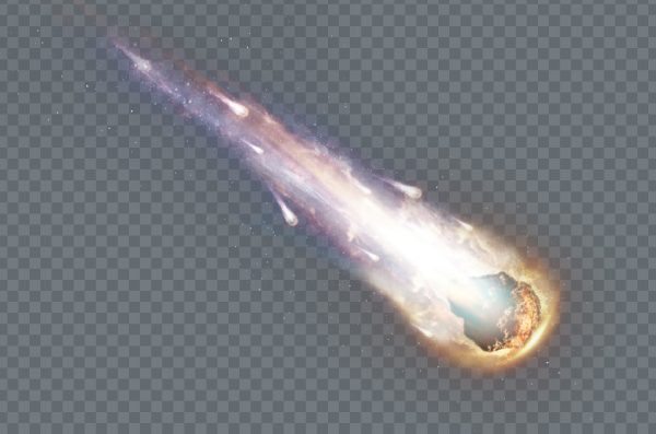 Flaming Comet PNG Transparent | Free HD Download