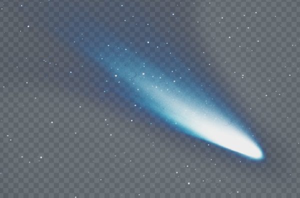 Glowing Comet PNG Transparent | Free HD Download