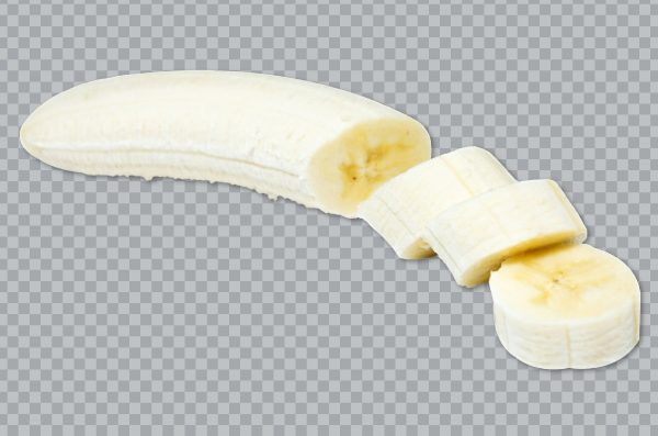 Banana Slice PNG – High-Resolution Transparent Fruit Image